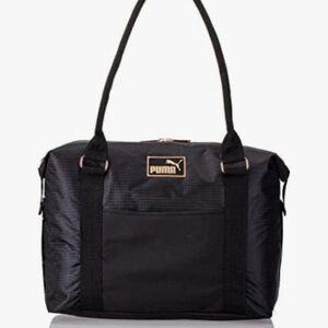 PUMA Black & Rose Gold Travel or Gym Bag for Women